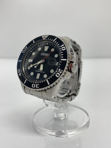 商品画像：クォーツ腕時計/アナログ/ステンレス/BLK/SLV/V157-0BT0 2