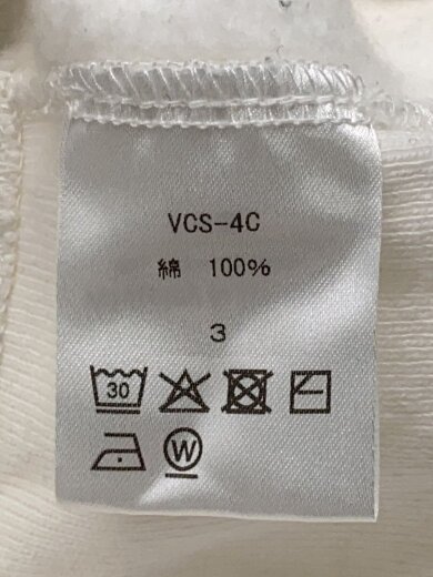 商品画像：スウェット/3/コットン/WHT/VCS-4C// 4