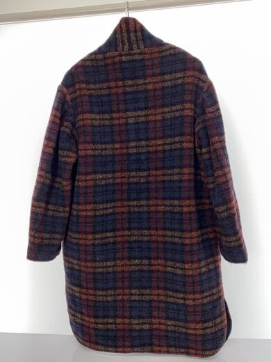 商品画像：コート/34/ウール/マルチカラー/チェック/MA1297-22A012E/22AW/GABRIEL COAT 2