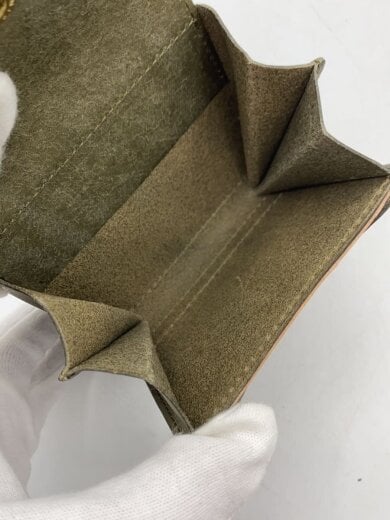 商品画像：2つ折り財布/レザー/GRN/無地/メンズ 5