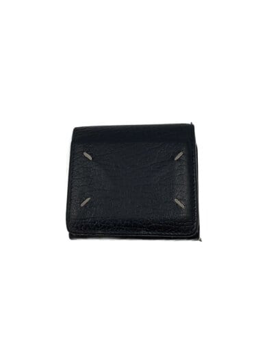 商品画像：3つ折り財布/レザー/BLK/無地/メンズ/S56UI0150 1