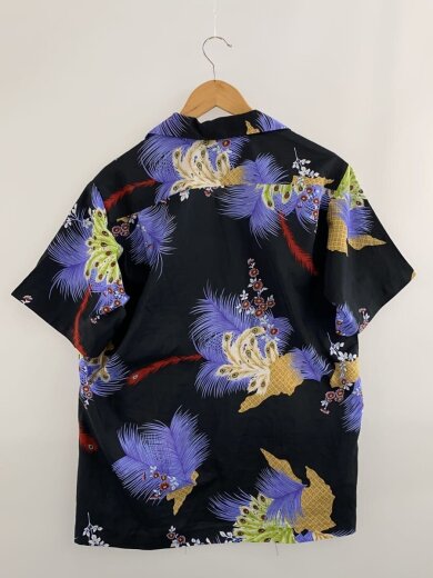 商品画像：アロハシャツ/--/リネン/BLK/花柄// 2