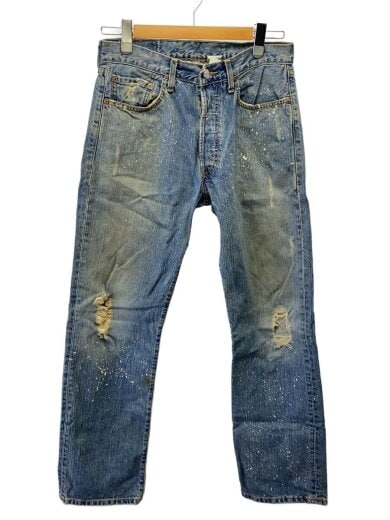 商品画像：ボトム/32/コットン/ボタン裏104M/メキシコ製/ペイント加工 1