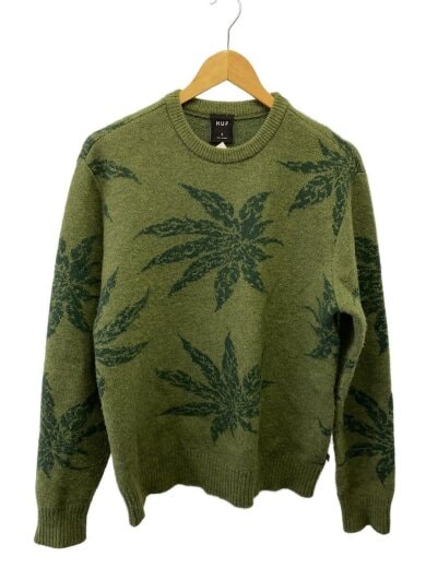 商品画像：ニット・セーター(厚手)/S/アクリル/GRN/kn00475 1