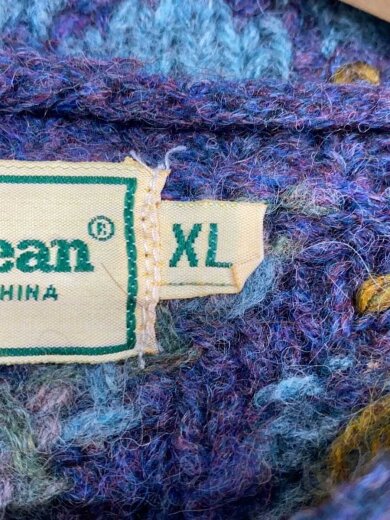 商品画像：ニット・セーター(厚手)/XL/ウール/PUP/花柄/128671// 4