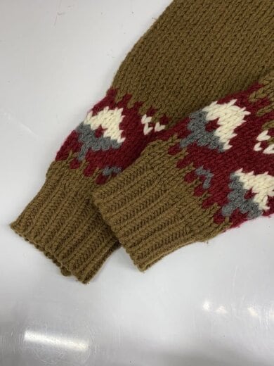 商品画像：ニット・セーター(厚手)/XL/ウール/KHK 5