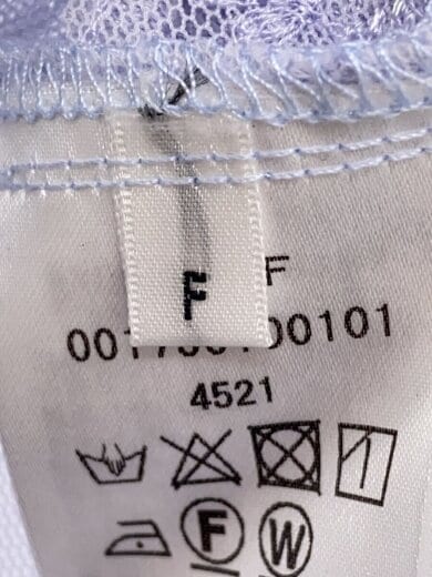 商品画像：ノースリーブワンピース/FREE/チュールレースマキシジレ/ポリエステル/BLU/ 5