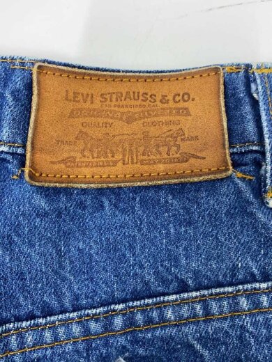 商品画像：ストレートパンツ/34/コットン/BLU/40509-0215/80s/オレンジタブ 4