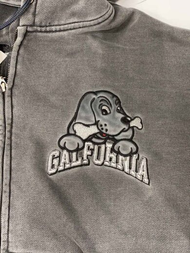 商品画像：ジップパーカー/S/コットン/GRY// 8