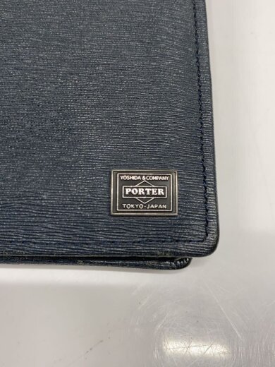 商品画像：2つ折り財布/レザー/NVY/無地/メンズ 3