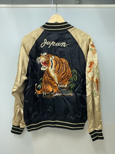 商品画像：スカジャン/L/レーヨン/BLK/5972 2