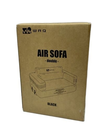 商品画像：WAQ/エアーソファ- ダブル/2人掛け/電動エアポンプ付き 1