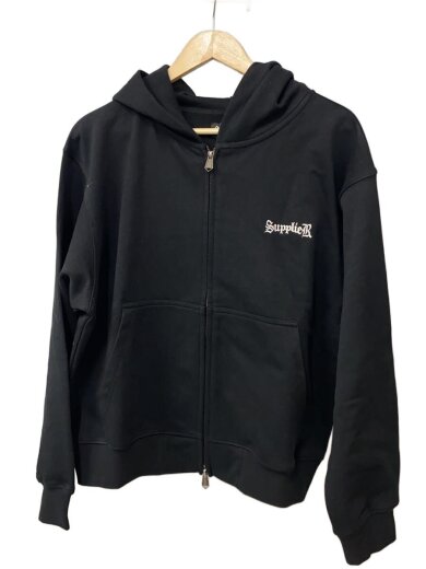商品画像：various cross zip hoodie/ジップパーカー/M/コットン/BLK// 1