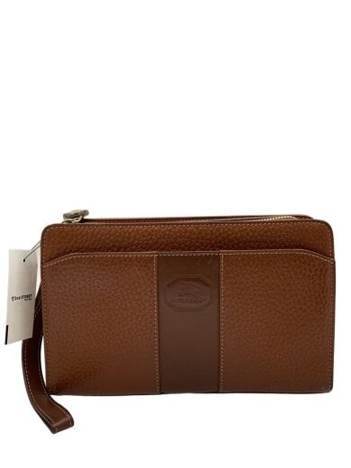 画像：BURBERRY LONDONクラッチバッグ/レザー/BRW//1