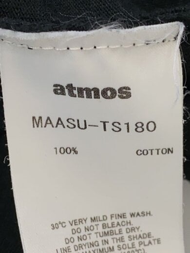 商品画像：Tシャツ/XXL/コットン/BLK/プリント/MAASU-TS180 4