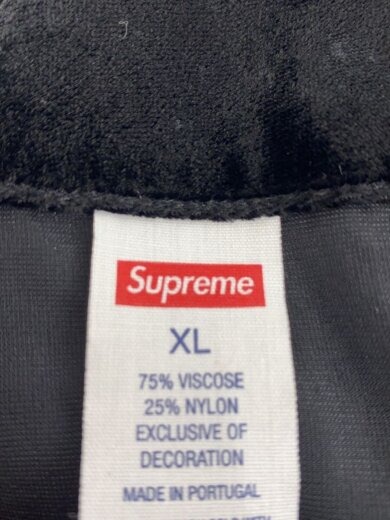 商品画像：25SS/Velvet Baseball Jersey/半袖シャツ/XL/ベロア/BLK/無地 3