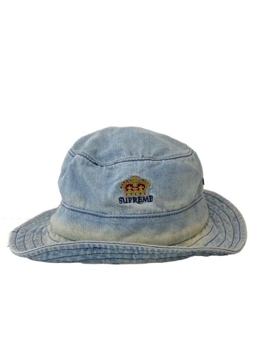 商品画像：バケットハット/M/コットン/IDG/メンズ/14aw/crown denim crusher 1