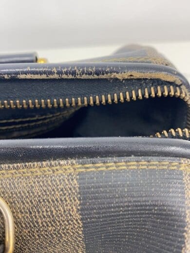 商品画像：バッグ/レザー/BRW/ストライプ 9