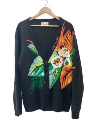 カーディガン(薄手)/M/アクリル/BLK/オーバーサイズ