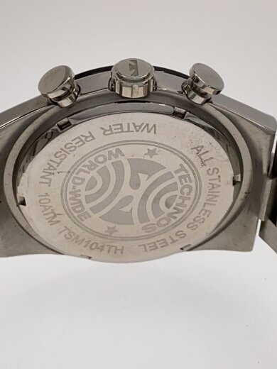 商品画像：クォーツ腕時計/アナログ/ステンレス/BLK/SLV/SS/TSM104TH 3