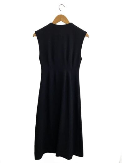 商品画像：ノースリーブワンピース/0/ポリエステル/BLK/無地/SWFO225146/ボタンフレアジャンスカ 2