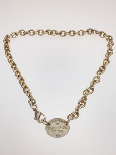 商品画像：アクセサリー/SV925/SLV/レディース/リターントゥオーバルタグチョーカー/シルバー52.8g 2