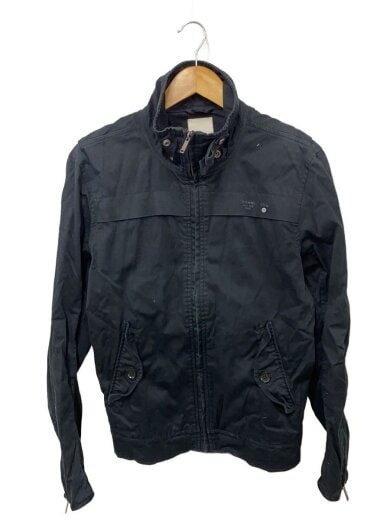 商品画像：ナイロンジャケット/M/ナイロン/BLK/ジップアップ/胸元刺繍 1