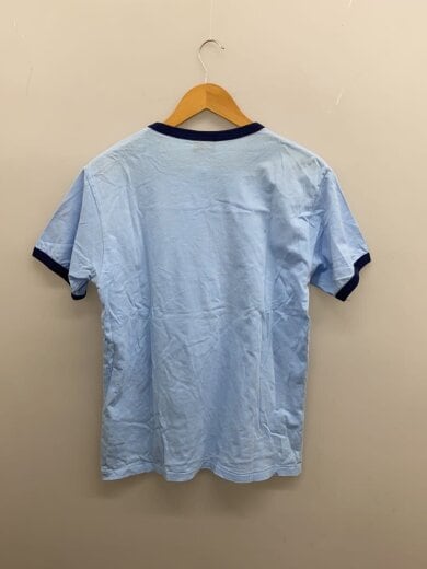 商品画像：Tシャツ/M/コットン/BLU/リンガーT 2