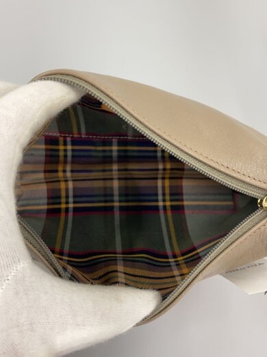 商品画像：ポーチ/レザー/BEG/無地 6