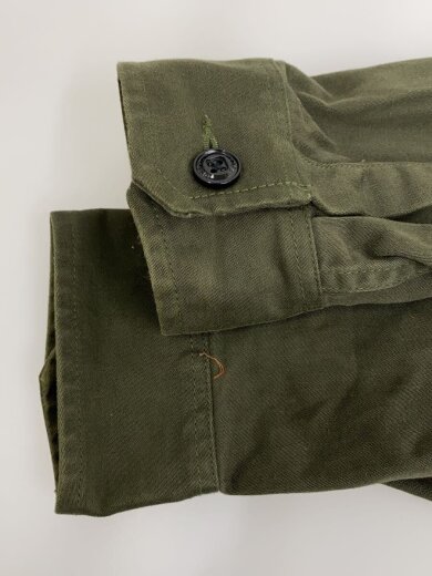 商品画像：長袖シャツ/M/コットン/GRN/アーミーシャツ/襟デニム 5