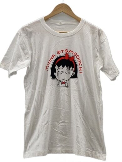 商品画像：Tシャツ/L/コットン/WHT/ちびまる子ちゃん/90s/vintage/シングルステッチ 1