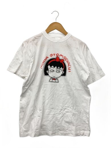 商品画像：Tシャツ/L/コットン/WHT/ちびまる子ちゃん 1