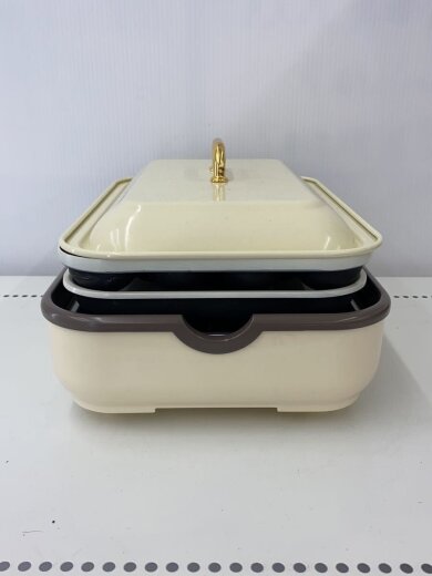 商品画像：ホットプレート ricopa MHP-R102-C [アイボリー]// 2