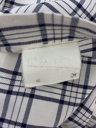 商品画像：長袖シャツ/L/コットン/WHT/チェック/カッターシャツ/ノバチェック 4
