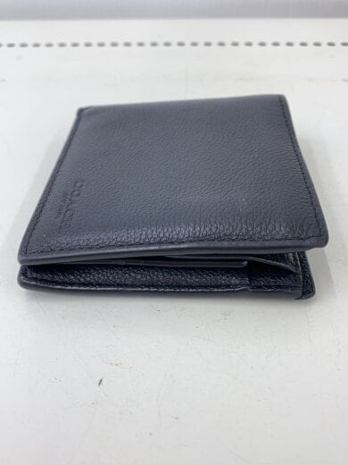 商品画像：2つ折り財布/レザー/BLK/無地/メンズ/G2430 3