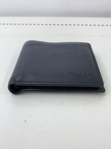 商品画像：2つ折り財布/レザー/BLK/無地/メンズ/G2430 4