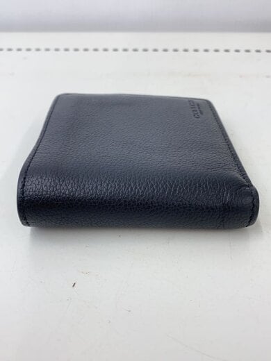 商品画像：2つ折り財布/レザー/BLK/無地/メンズ/G2430 5