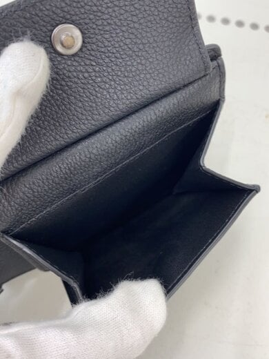 商品画像：2つ折り財布/レザー/BLK/無地/メンズ/G2430 8