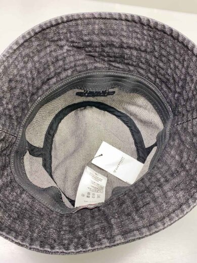 商品画像：PATCHED DENIM BUCKET HAT/バケットハット/S/コットン/BLK/メンズ 4