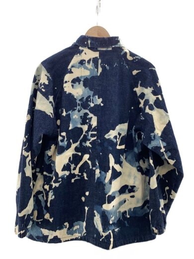 画像：BLUE BLUEかご抜染コーチジャケット/ジャケット/2/デニム/IDG//2