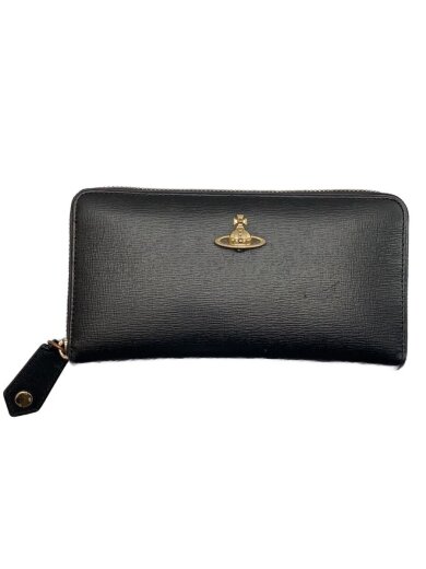 商品画像：長財布/レザー/BLK/メンズ 1