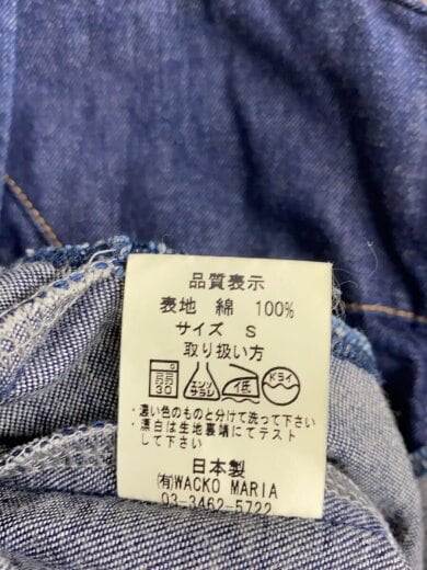 商品画像：長袖シャツ/S/デニム/IDG 4