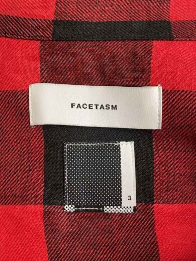 商品画像：長袖シャツ/3/リネン/RED/チェック/SRO-SH-U03 3