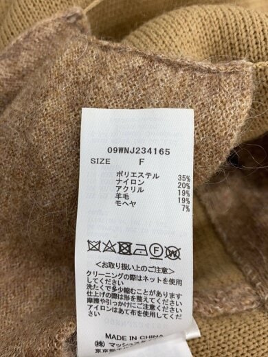 商品画像：カーディガン(厚手)/one/ポリエステル/BRW/09WNJ234165 4