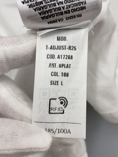 商品画像：Tシャツ/L/コットン/WHT 4