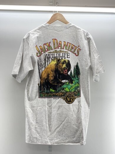 商品画像：Village Mews/USA製/ジャックダニエルプリントTシャツ/グリズリー/L/コットン/GRY 2