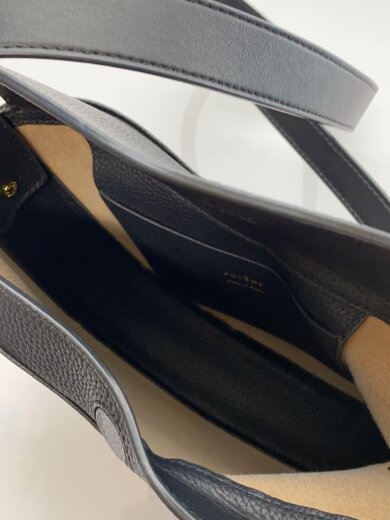 商品画像：Tonca フロント 擦れ有/ショルダーバッグ/レザー/BLK/無地 6