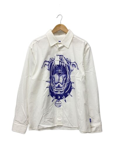商品画像：ANDREW/He Dont Bite Button Up Shirt/長袖シャツ/M/コットン/WHT// 1