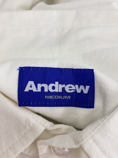 商品画像：ANDREW/He Dont Bite Button Up Shirt/長袖シャツ/M/コットン/WHT// 3