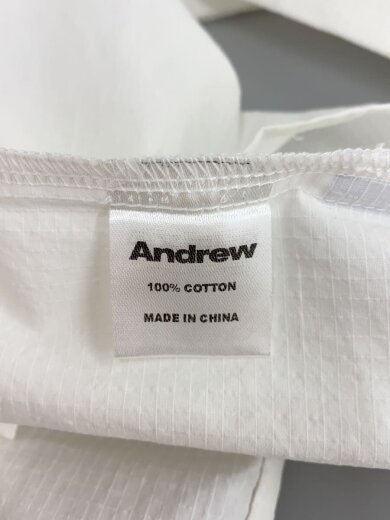 商品画像：ANDREW/He Dont Bite Button Up Shirt/長袖シャツ/M/コットン/WHT// 4